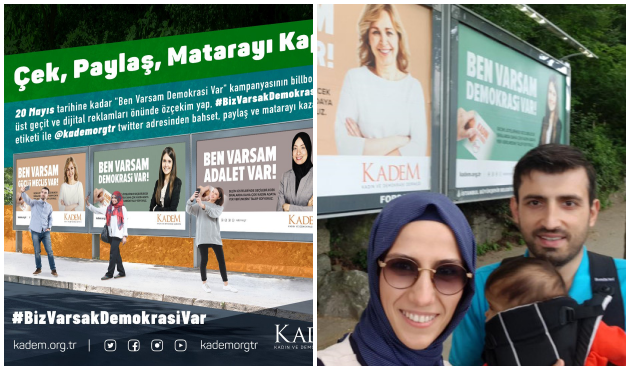 "Biz Varsak Demokrasi Var" kampanyasına çok özel destek!