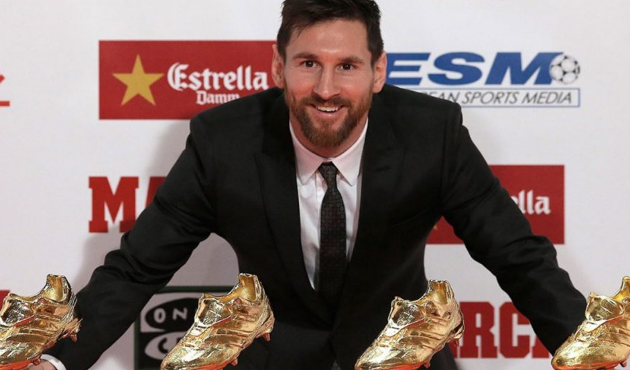Messi'den bir Altın Ayakkabı daha!