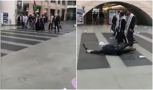 En sanatsal İsrail protestosu!
