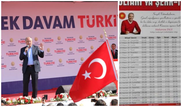 Muharrem İnce duadan "devlet"i çıkardı!