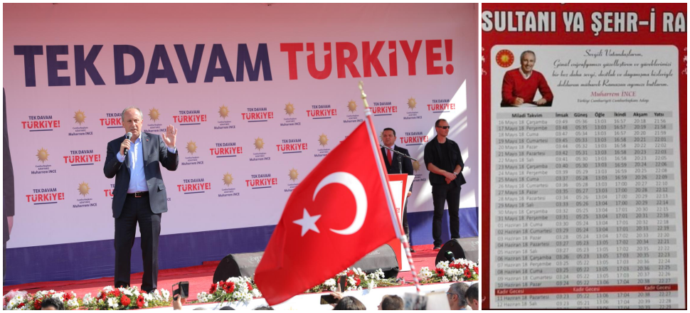 Muharrem İnce duadan "devlet"i çıkardı!