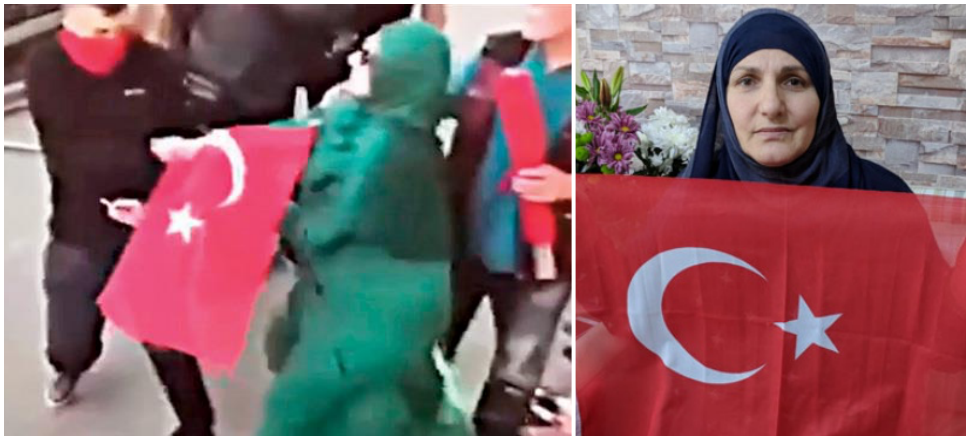 Türk bayrağını PKK'lılara vermeyen kadın konuştu!