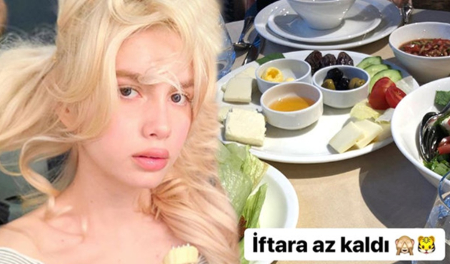 Aleyna Tilki'den "canım Allah'ım"lı iftar mesajı!