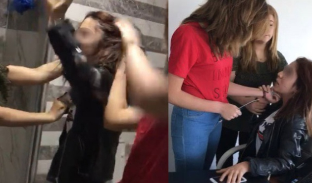 Ofis basıp terör estiren kızlar gözaltına alındı!