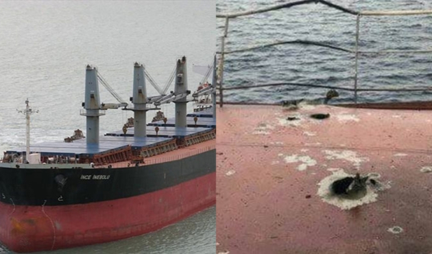 Türk gemisine roketli saldırı...