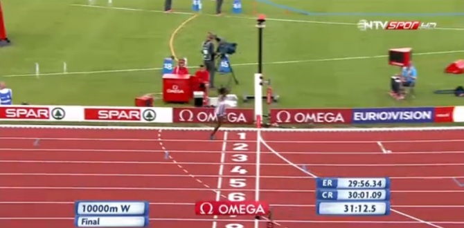 Atletizm'de tarihi zafer! Yasemin Can Avrupa Şampiyonu