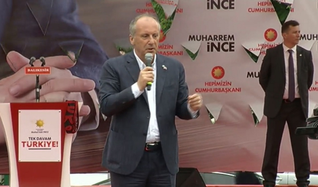 İnce'den, Cumhurbaşkanı Erdoğan'a ''kukla'' yanıtı