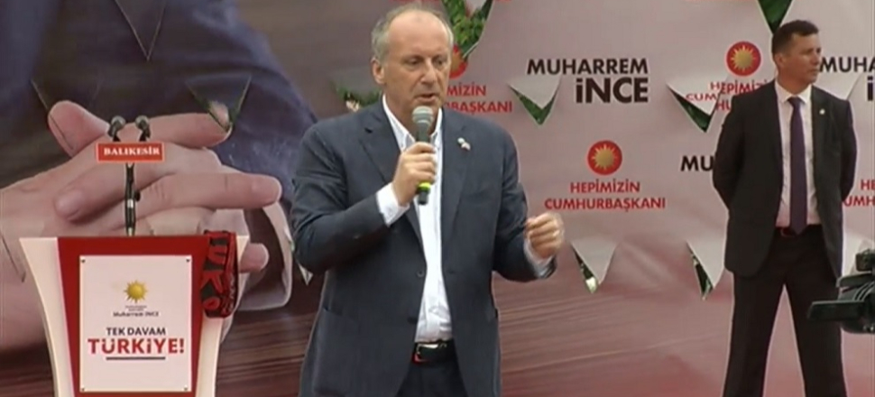 İnce'den, Cumhurbaşkanı Erdoğan'a ''kukla'' yanıtı