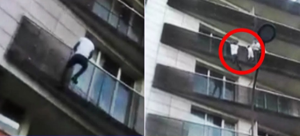 Küçük çocuğu böyle kurtardı, kahraman oldu!