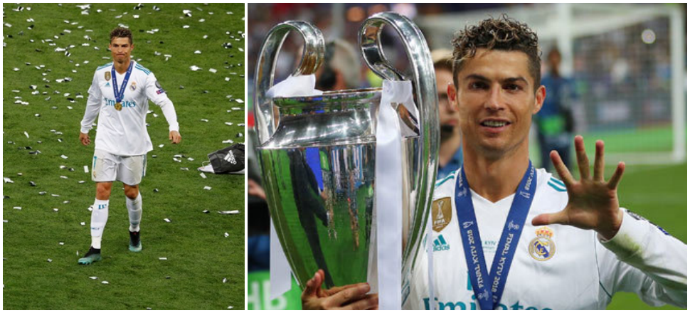 Ronaldo, kupayı kucaklayıp ayrılık sinyali verdi!