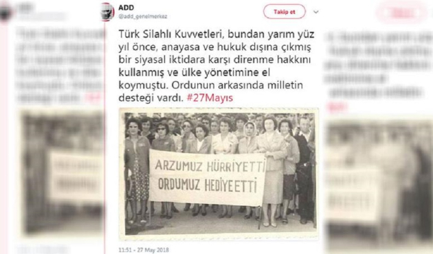ADD'nin skandal paylaşımıyla ilgili flaş gelişme!