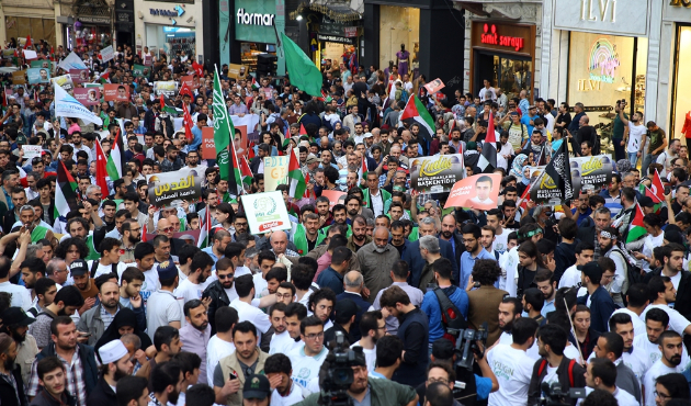 İHH'dan Kudüs Müslümanların Başkentidir yürüyüşü!