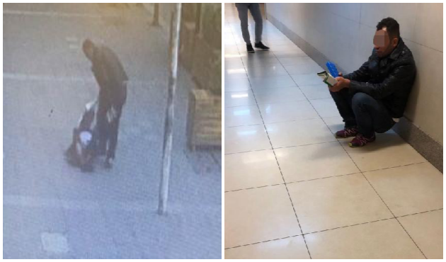 Eşini döverken kafa yiyen adam serbest bırakıldı!
