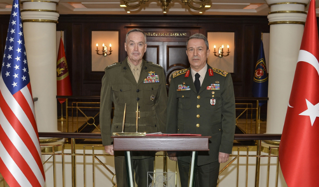 Akar ve Dunford arasında kritik görüşme!
