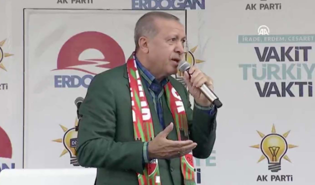 Erdoğan: 53 Kürt kardeşimin kanı bu Demirtaş'ın eline bulanmıştır bunun bedelini ödeyecek!