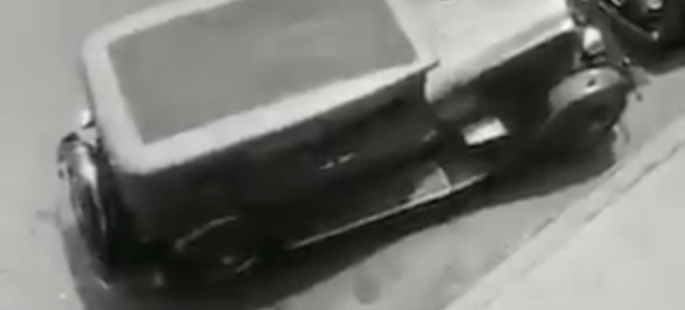 1927'li yıllarda araba park etmek...