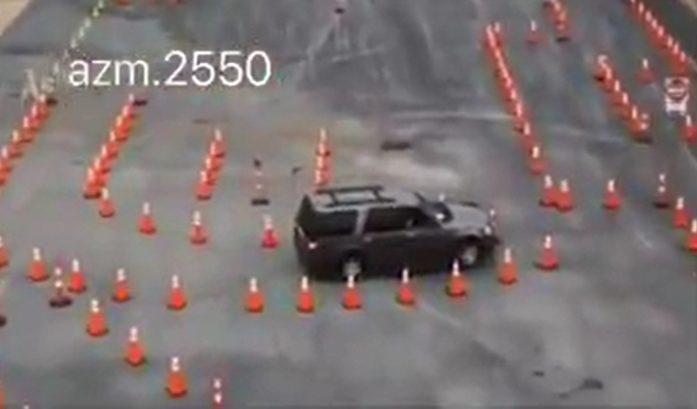 Amerika'da polislere verilen sürüş eğitimi...
