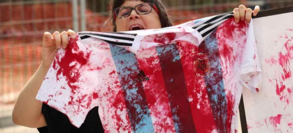 Messi ve arkadaşlarına İsrail protestosu!