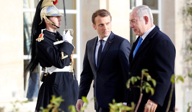 Netanyahu'ya bir şok da Macron'dan...