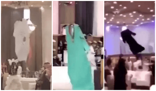 Korku filmi gibi moda defilesi!