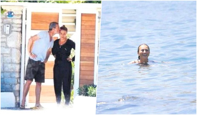 Murat Başoğlu ve Hande Bermek'in keyfi yerinde!