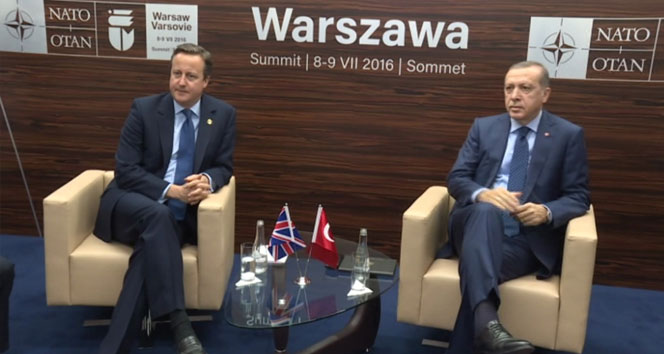 Cumhurbaşkanı Erdoğan Cameron ile görüştü
