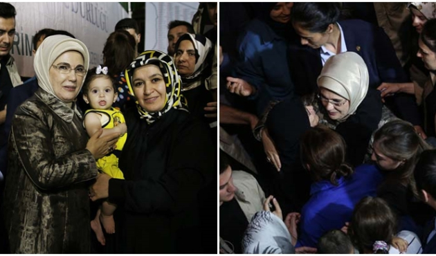 Emine Erdoğan iftarda şehit aileleriyle buluştu