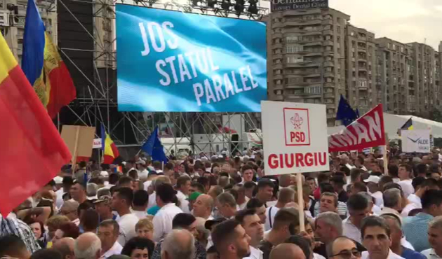 O ülkede halk paralel devlete karşı yürüdü!