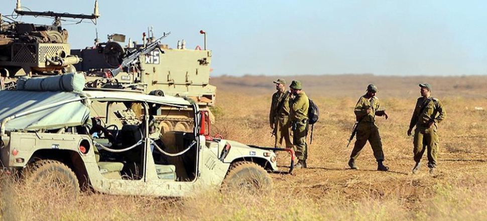 İşgalci İsrail'den Golan Tepeleri'nde tatbikat...