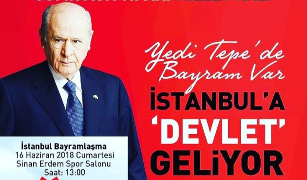 Bahçeli İstanbul'da gövde gösterisi yapacak...