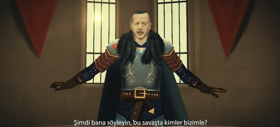 Erdoğan'a Game of Thrones'lu animasyon...