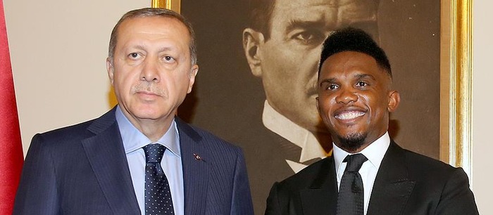 Samuel Eto'o'dan Cumhurbaşkanı Erdoğan'a mesaj var...