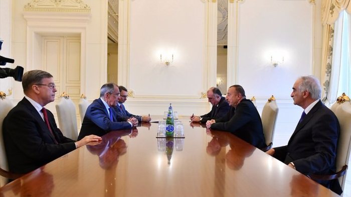 Lavrov Karabağ için Azerbaycan'da!