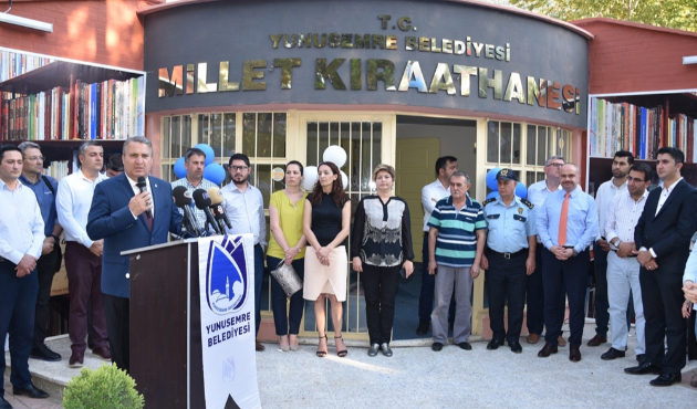 Manisa'da Millet Kıraathanesi açıldı...