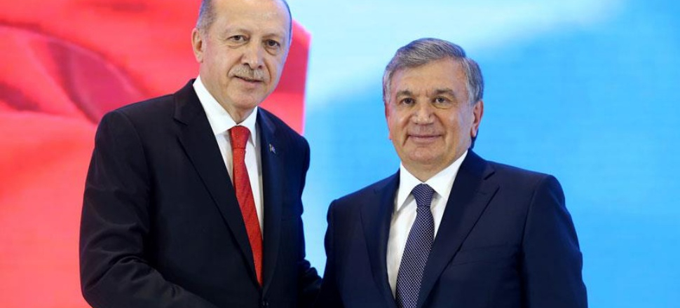Erdoğan, Özbekistan Cumhurbaşkanı ile görüştü!