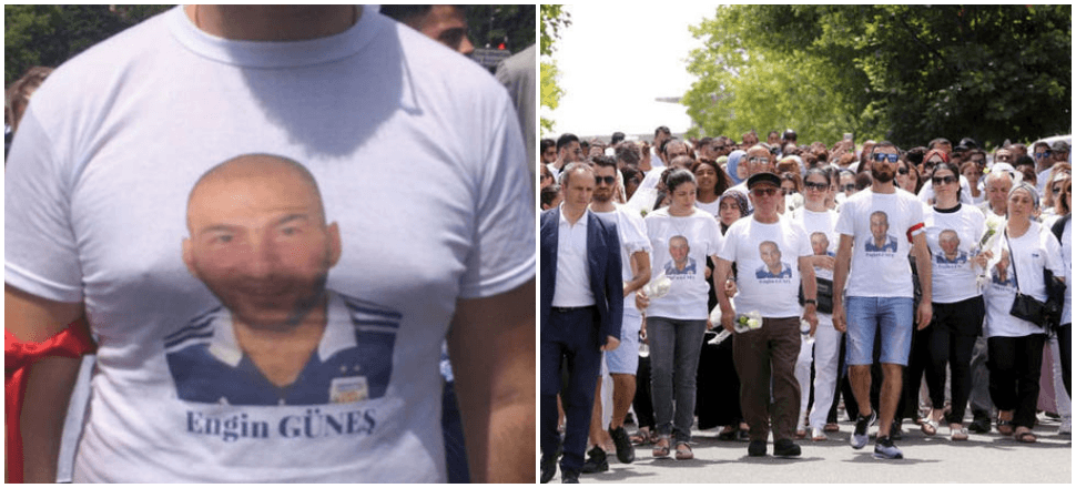 Marsilya'da binlerce kişi Engin için yürüdü!