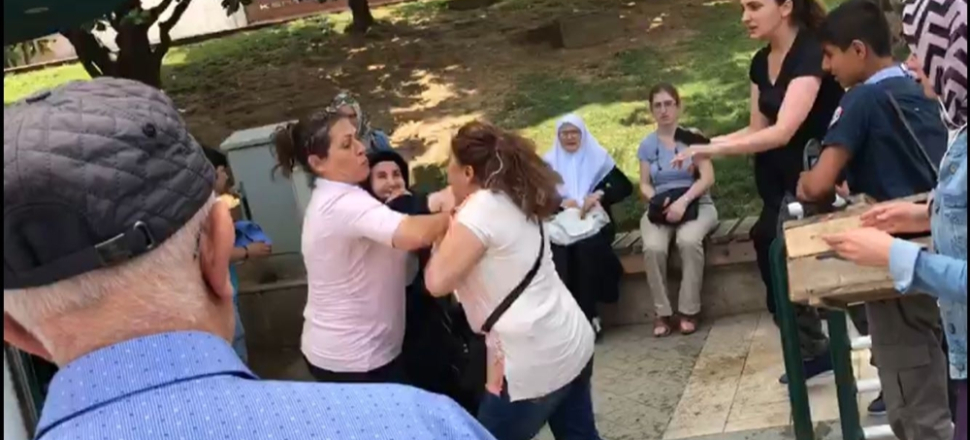 CHP'li kadın görevli şehit annesine saldırdı...