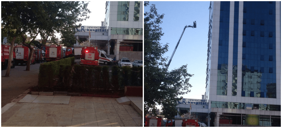 Özel hastanede yangın çıktı! Ölü ve yaralılar var