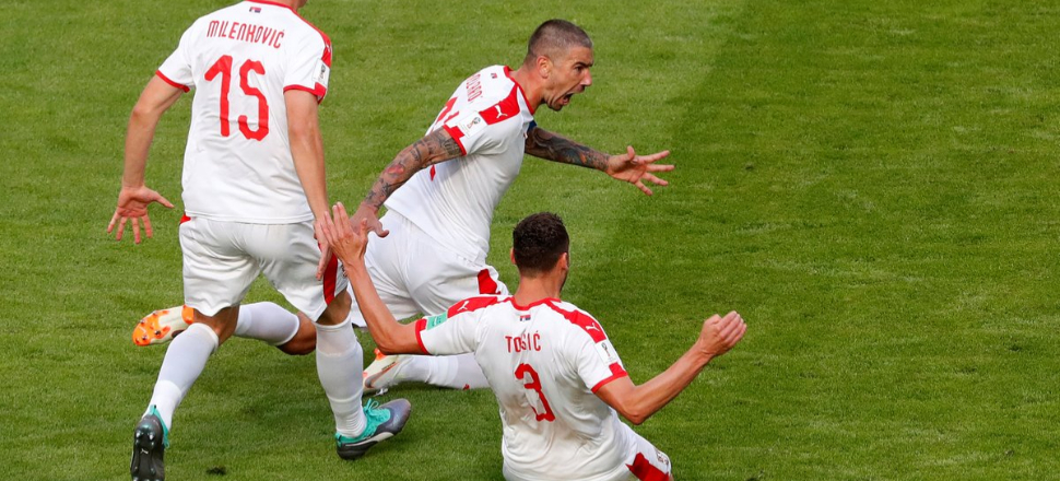 Sırbistan, Kosta Rika'yı Kolarov ile yıktı!