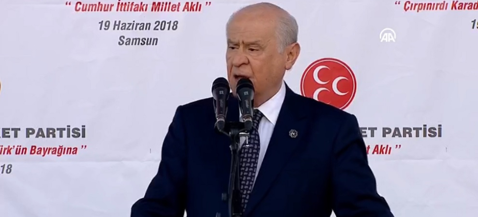 Bahçeli: Zillet ittifakından cumhurbaşkanı çıkmaz!