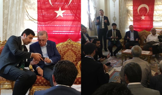 Erdoğan'dan vekil Yıldız'a taziye ziyareti...