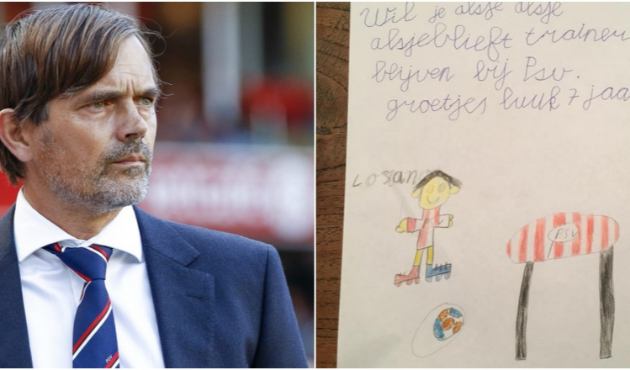 7 yaşındaki taraftardan Cocu'ya mektup!