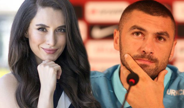 Burak Yılmaz, Hande Doğandemir'in yüzünü güldürdü!