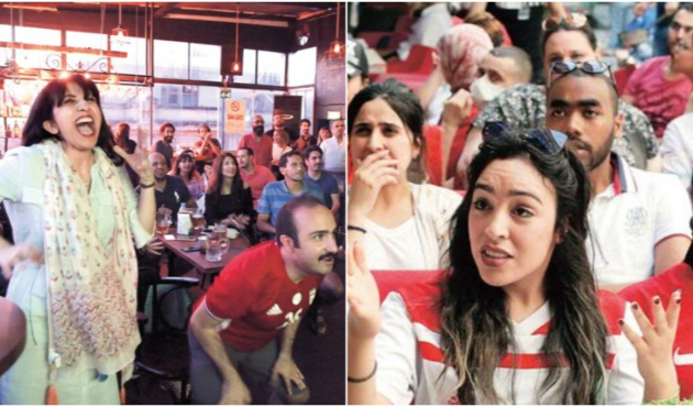 Dünya Kupası heyecanını İstanbul'da yaşıyorlar!