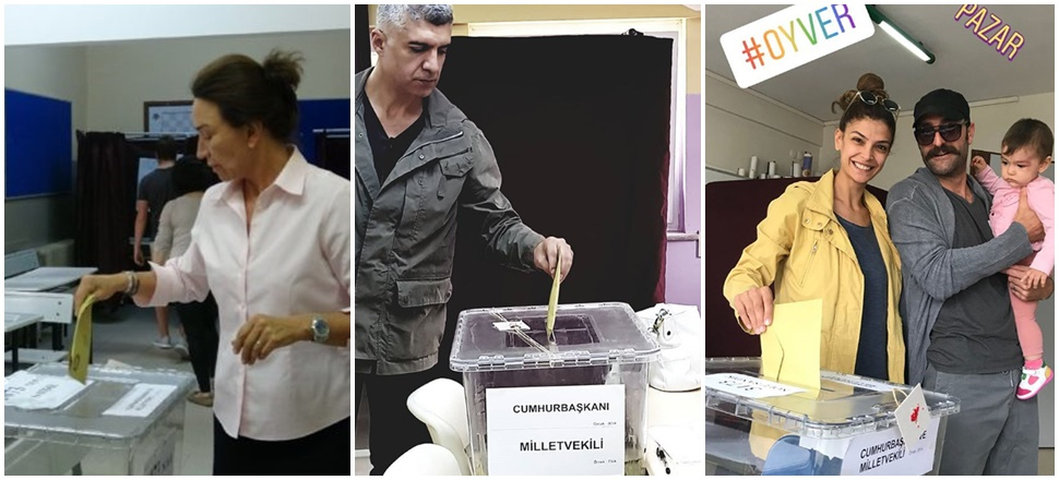 Ünlü isimler sandık başında!