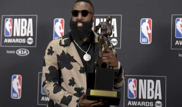NBA'de sezonun en değerli oyuncusu James Harden!