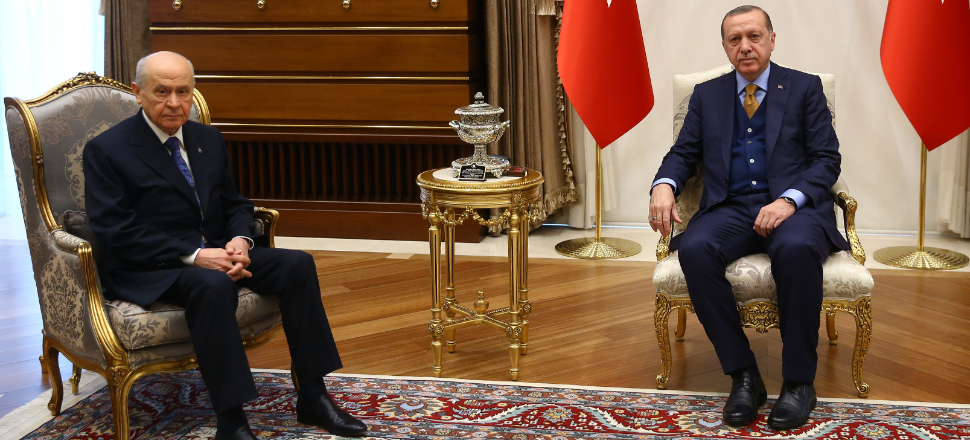 Erdoğan ile Bahçeli bir araya geldi! Görüşme 40 dakika sürdü...