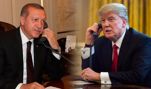 Trump'tan Erdoğan'a tebrik telefonu...