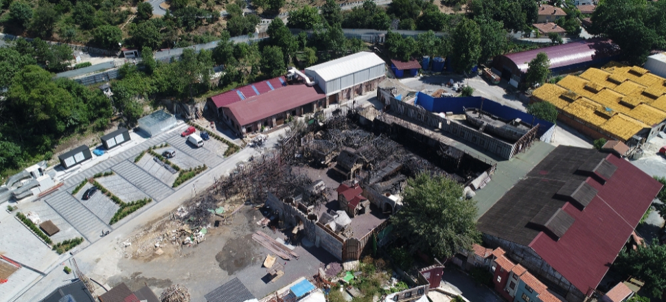 Diriliş Ertuğrul seti kül oldu!