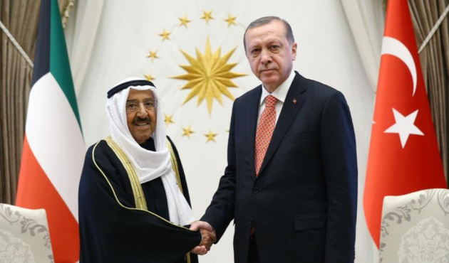 Cumhurbaşkanı Erdoğan Kuveyt Emiri ile görüştü!
